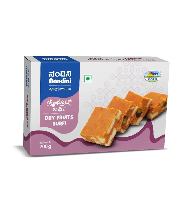 Nandini Dryfruit Burfi, 200 g