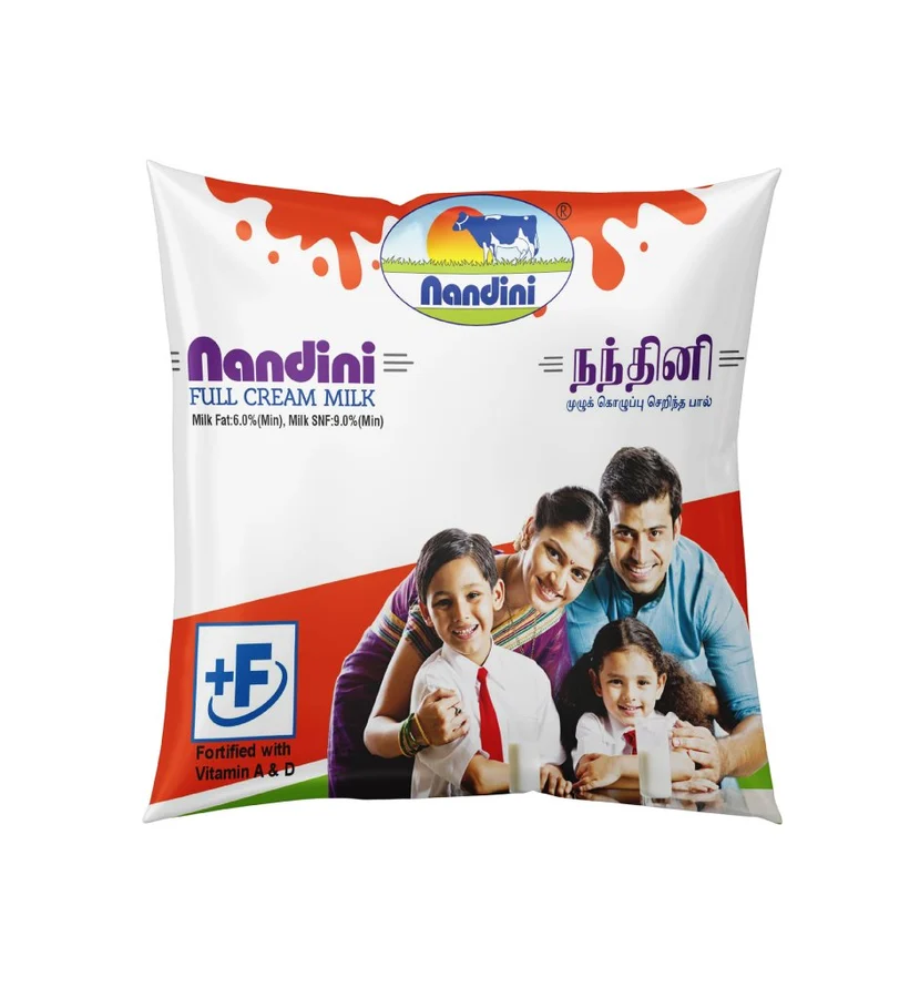 Nandini Full Cream Milk, 500 ml