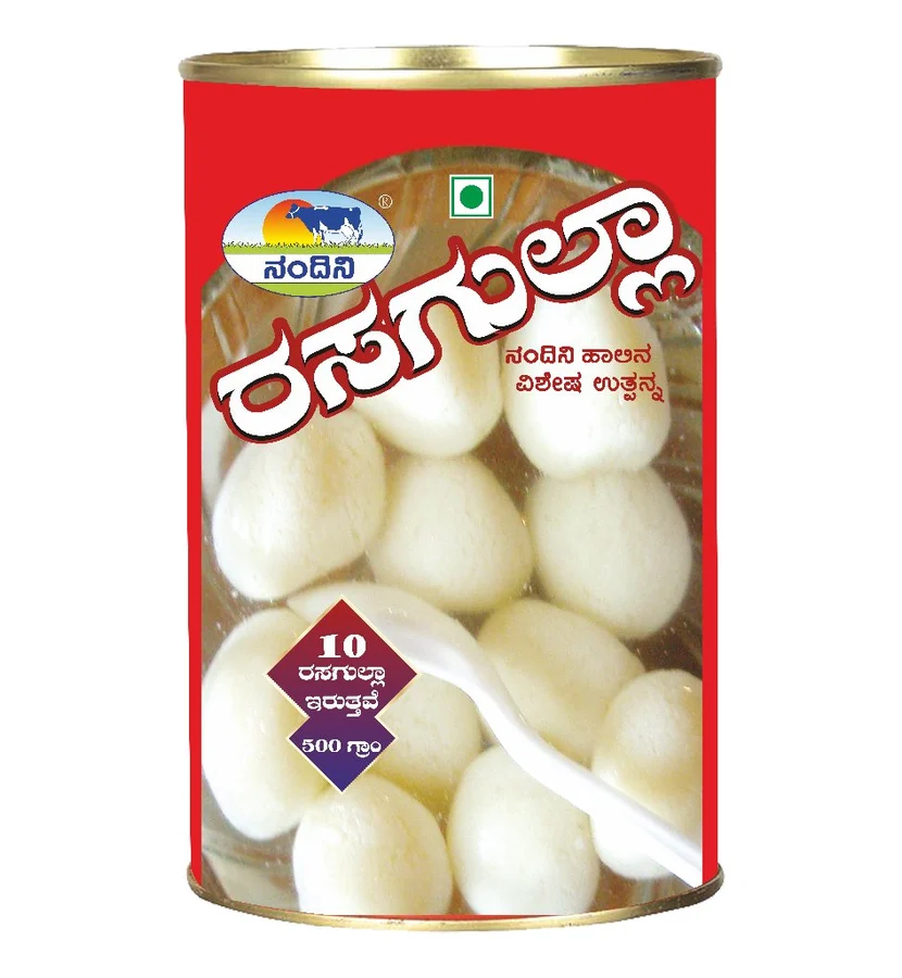 Nandini Rasagulla (Tin), 500 g