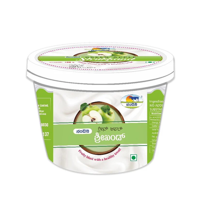 Nandini Shrikhand Green Apple, 100 g
