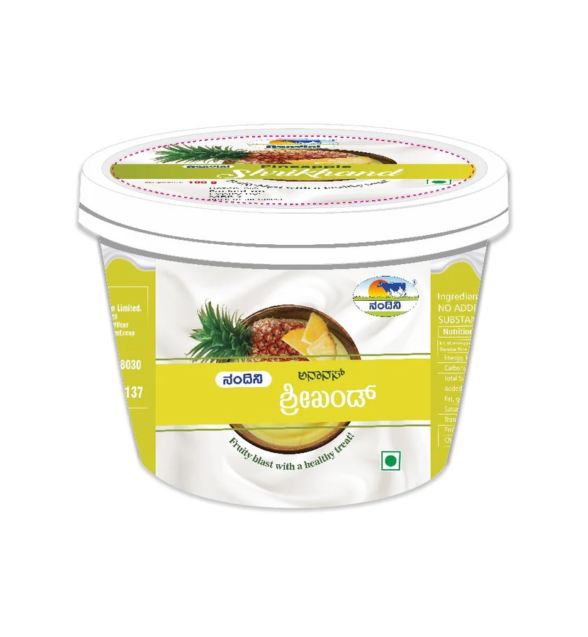 Nandini Shrikhand Pineapple, 100 g