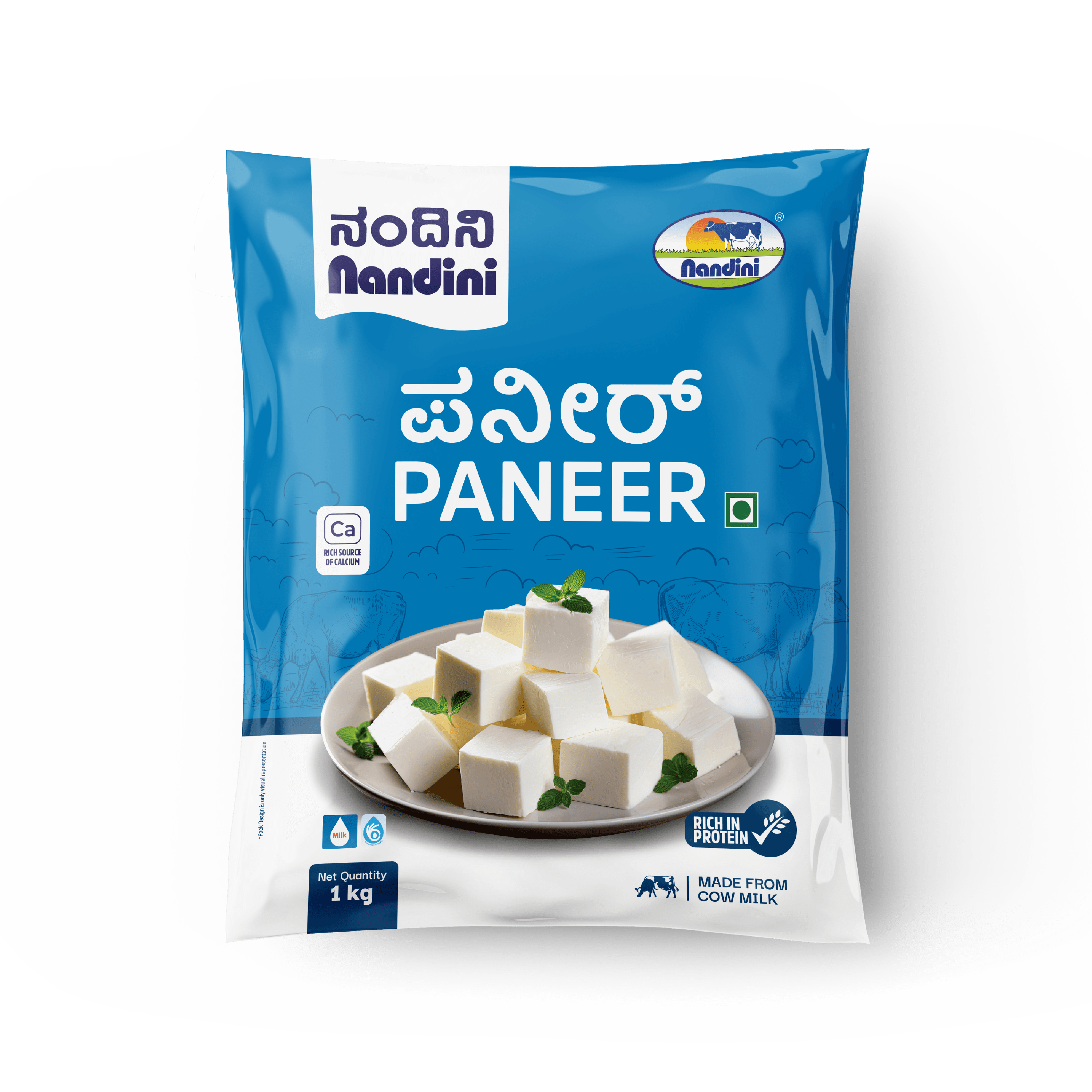 Nandini paneer packaging